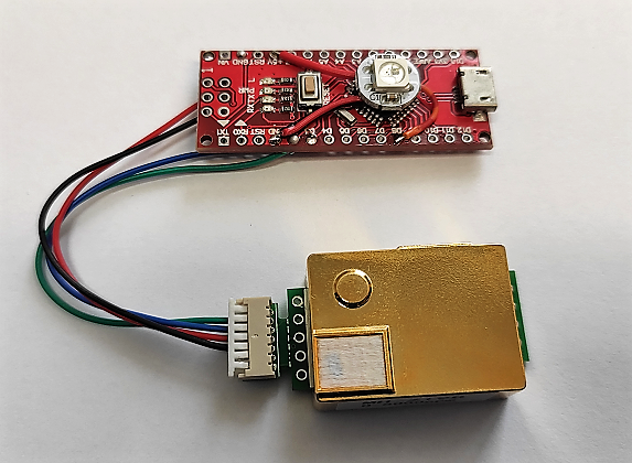 Arduino CO2 Sensor Ampel. Lüften Anzeige