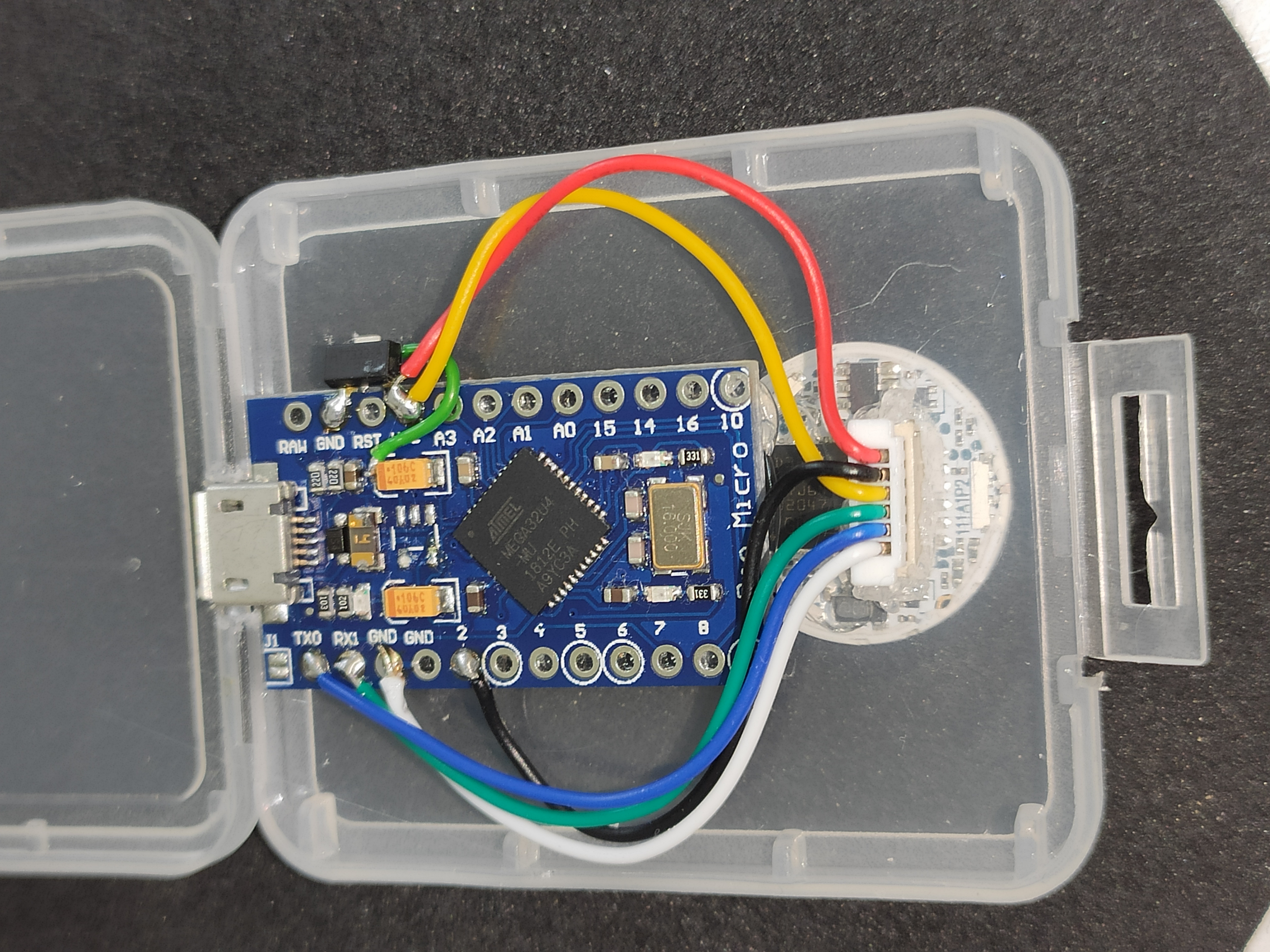 Fingerprint Sensor mit Arduino Leonardo Pro Micro Board HID Keyboard Emulator