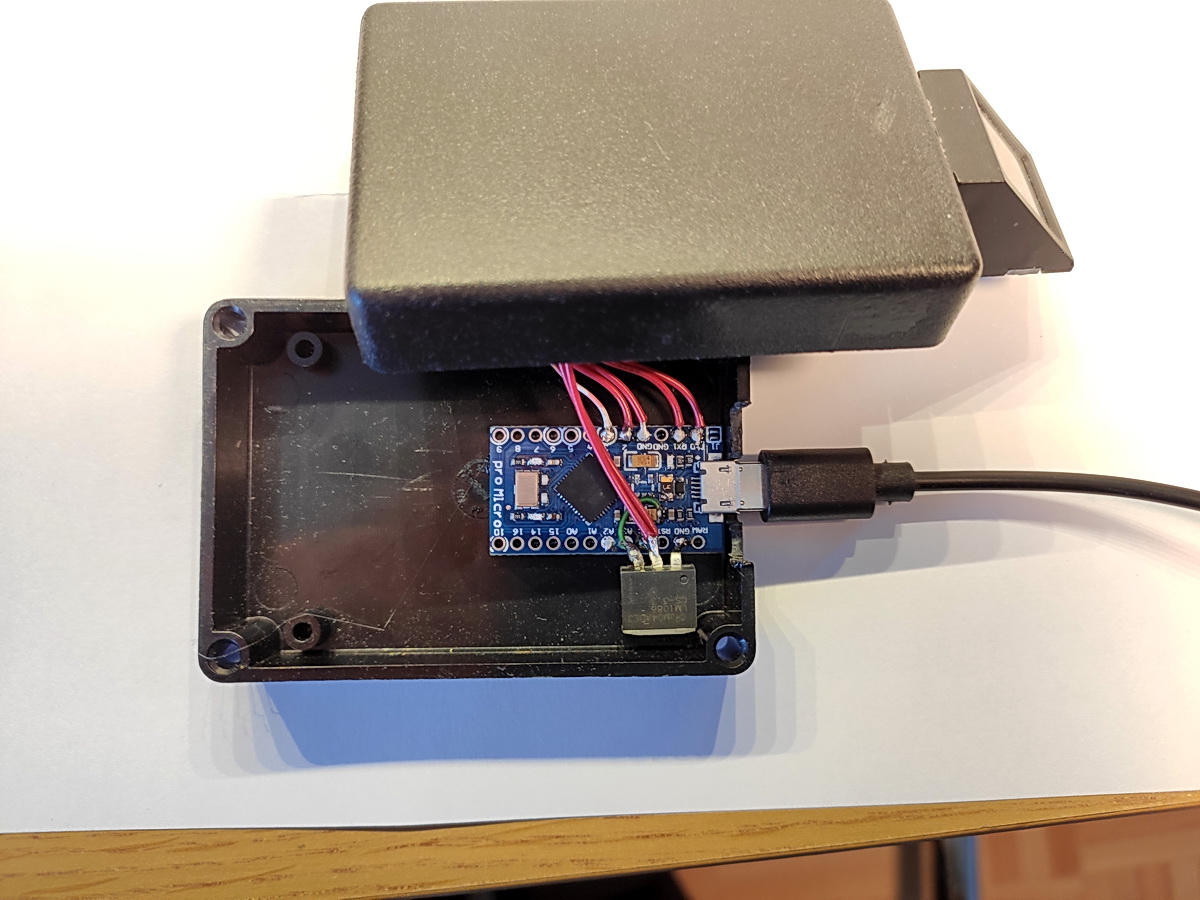  FPM10A / DY50 Optisch Fingerprint gehäuse arduino USB.